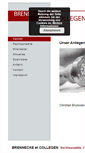 Mobile Screenshot of brennecke-kanzlei.de